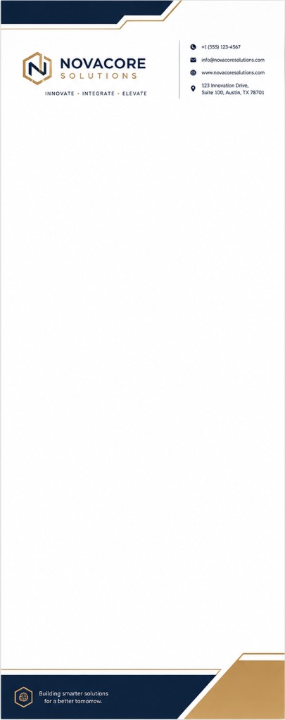 Novacore Letterhead